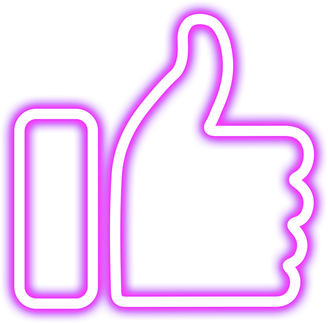 Neon Like Sign Button